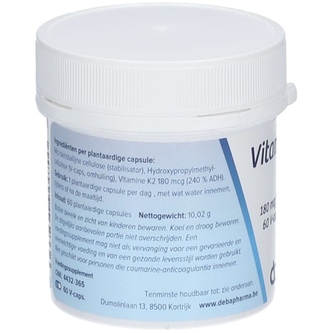 DeBa Pharma Vitamine K2 60 Capsules