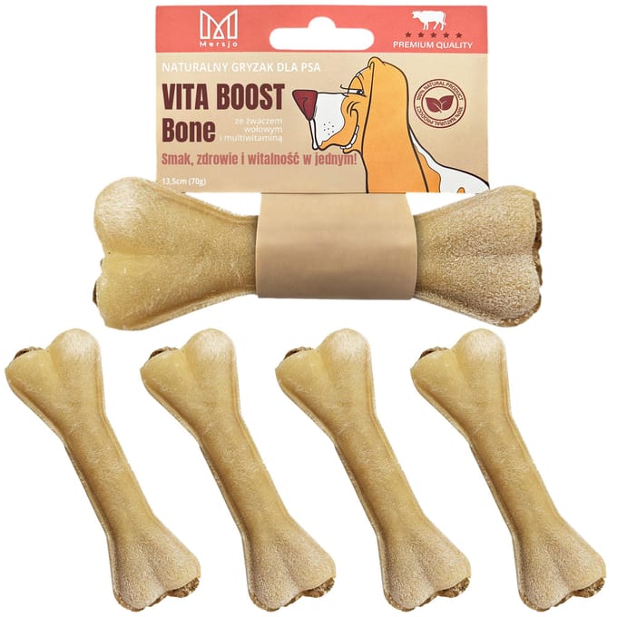 Mersjo - VITA BOOST BONE - Hondenkoek - 13,5 cm - Vitaliteit