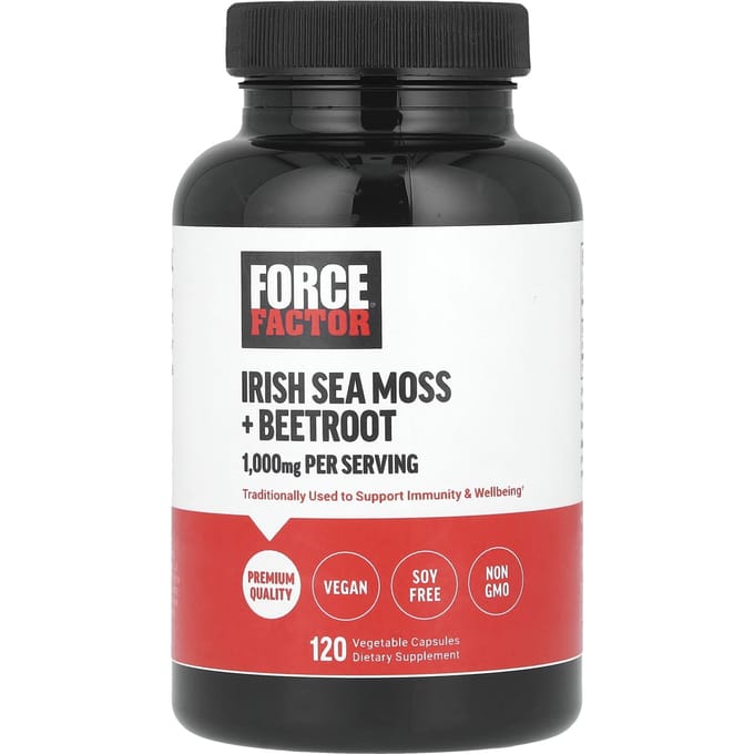 Iers zeemos + rode biet, Veggie capsules 120