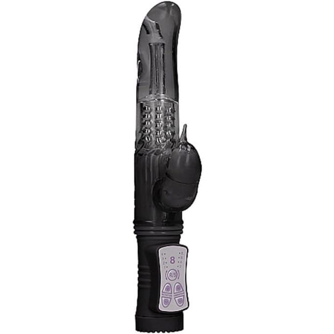 Shots Toys - Rotating Dolphin Vibrator - Zwart