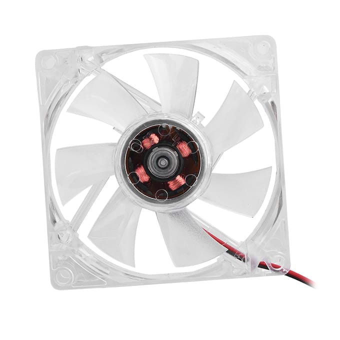 80mm LED Licht 12V 4Pin Stille PC Behuizing Koelventilator Computer Koeler Blauw white