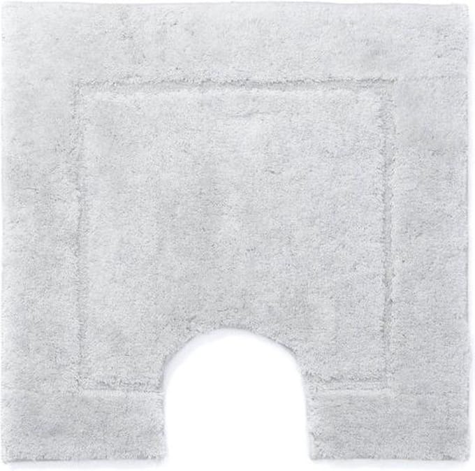 Casilin Orlando Luxe WC-mat - 59 x 59 cm - Met uitsparing - Lichtgrijs