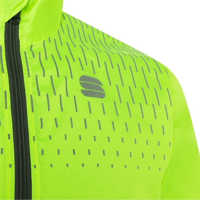 Sportful Fietsjack - Maat S  - Mannen - neon geel/grijs