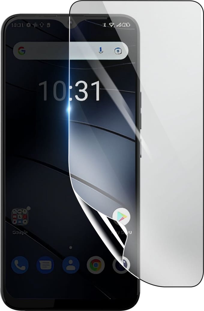 3mk, Geschikt voor Gigaset GS5 Lite, Schokbestendige Hydrogel Screenprotector, Transparant