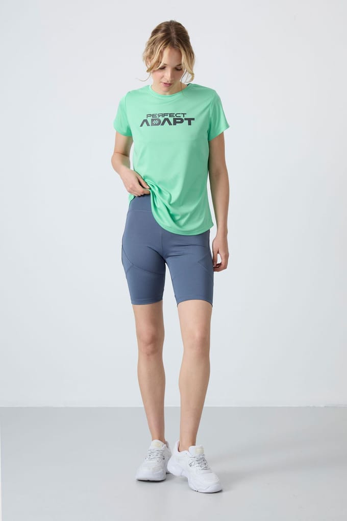 Korte Hoge Taille Tricot Leggings