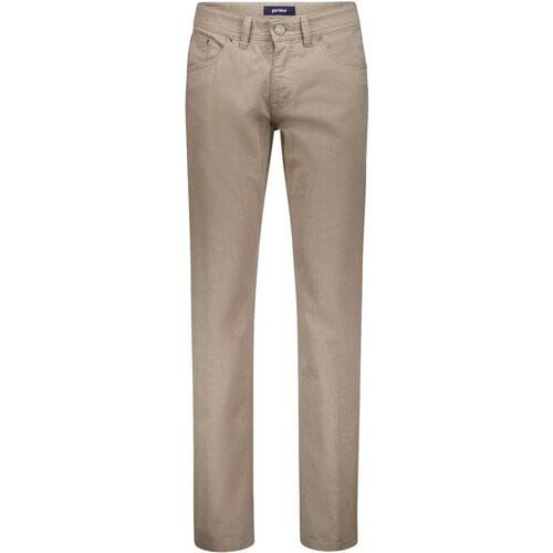 Gardeur Broek Sandro Business Hero Luxury Comfort Subtle Texture Pattern Licht Bruin / male