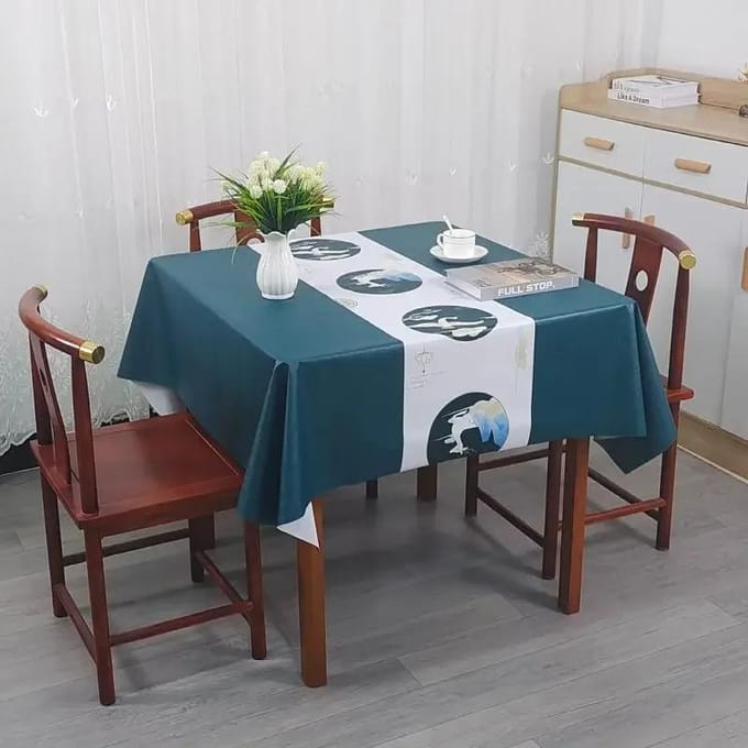 Vierkant PVC Verdikt Tafelkleed Oliebestendig Waterdicht Hittebestendig Wasvrij Tafelkleed Huishoudelijke Eettafel Salontafel Hoes 45x65cm gray