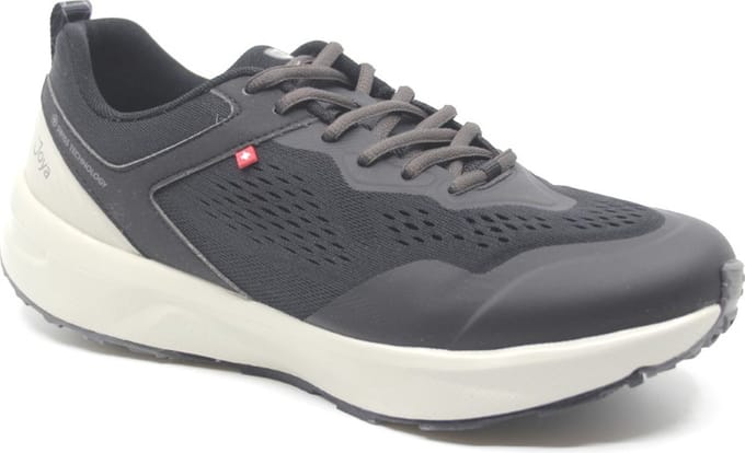 Joya, VELOCE Black, JY533A, Zwarte sneaker wijdte G