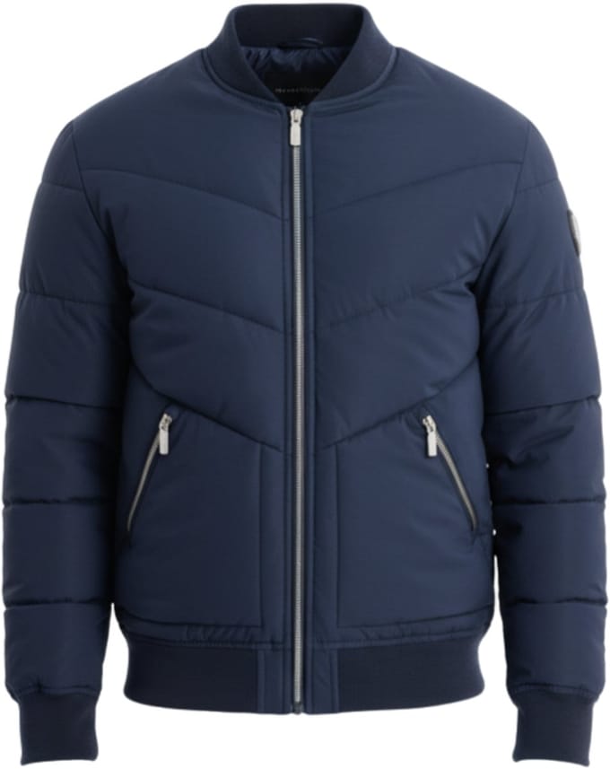 OMBRE Jas - Rits - Effen Marine XL