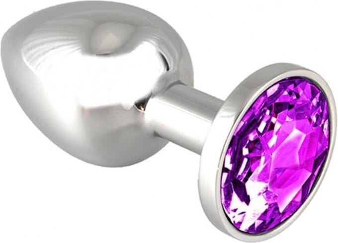 Rimba - Buttplug XS Met Paars Kristal