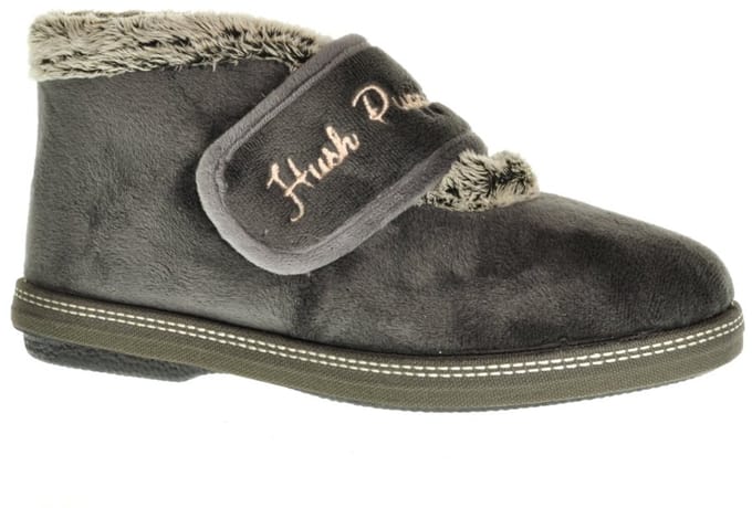 Hush Puppies -Dames - grijs donker - pantoffels - maat 37