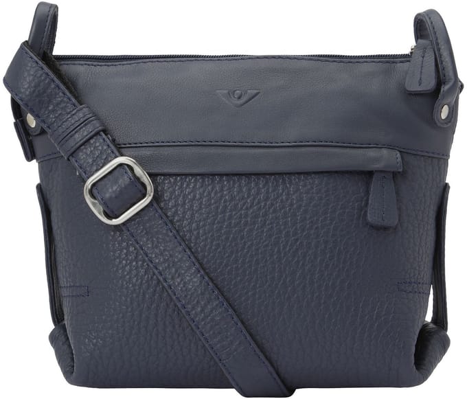 Voi Boston Crossbody tas Leder 23 cm - Dames - blau