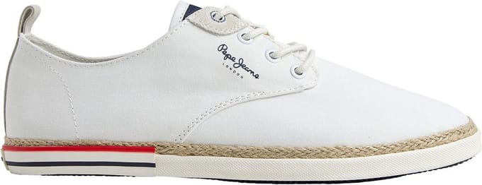 Pepe Jeans Sneakers Wit Geschoerd Laag Heren 43 Awe white