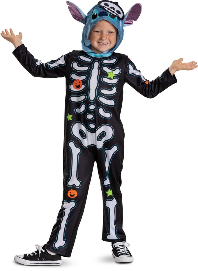 STITCH SKELETON CLASSIC (EU) M 7-8 JAAR