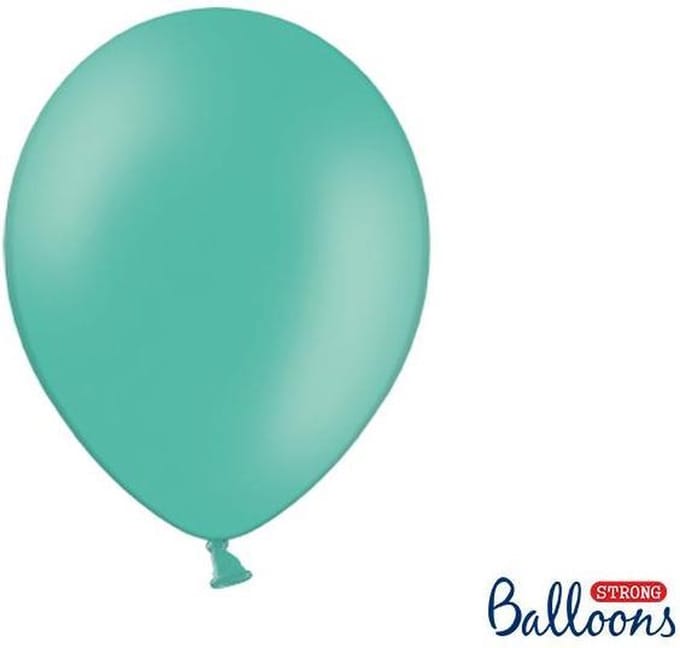 Strong Ballonnen 30cm, Pastel Aquamarine x 10 stuk in BULK /// PRO