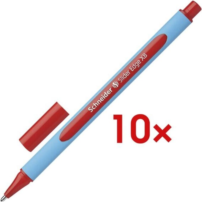 Schneider balpen - Slider Edge - penpunt XB 1,4mm - rood - S-152202