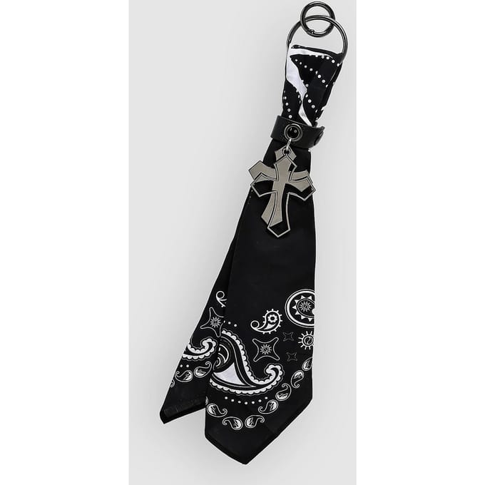Ninth Hall Payslay Bandana Bag Charm zwart
