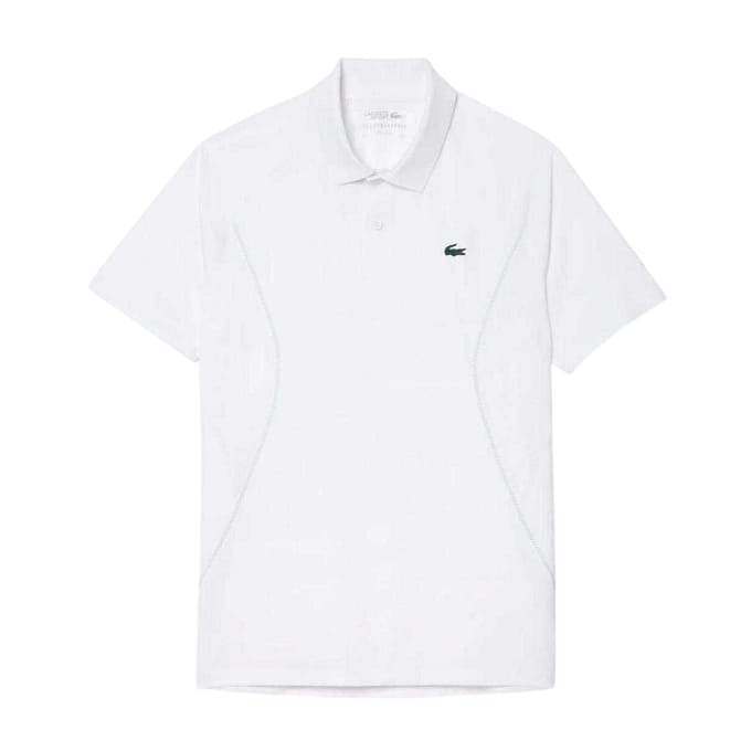 Lacoste Heren Tennis x Novak Djokovic Regular Poloshirt (Wit)