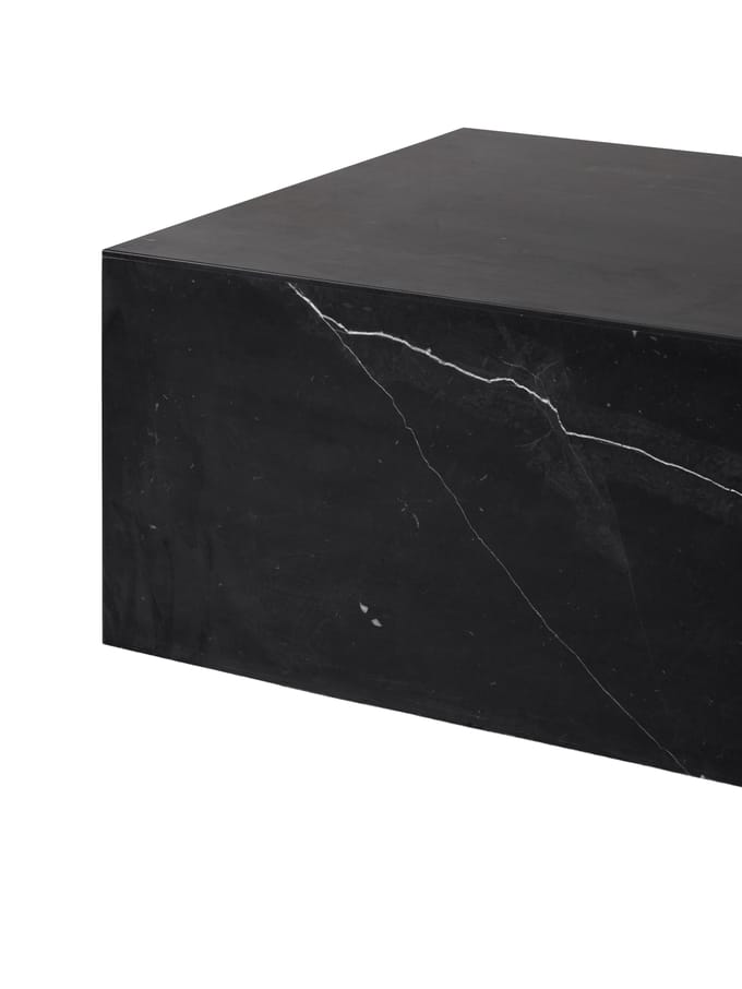 Audo - Plinth Tafel - zwart marmer - low