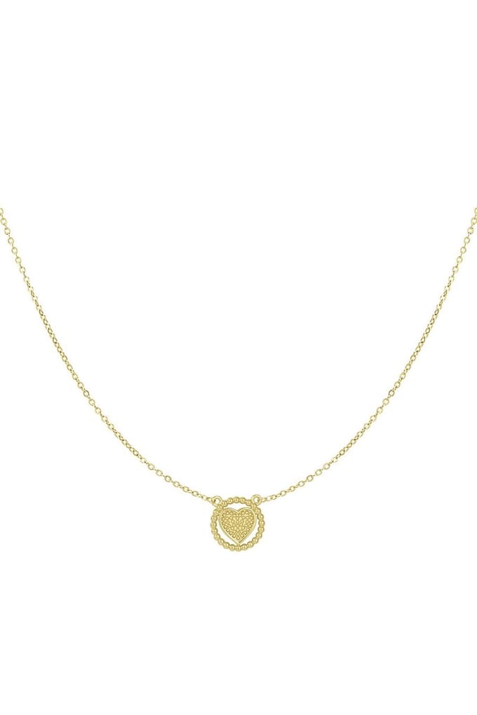 Ketting Have My Heart- Goudkleur - Stainless Steel - Dames
