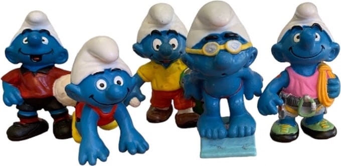 Schleich 41258 Smurfen set 1990 - 1999