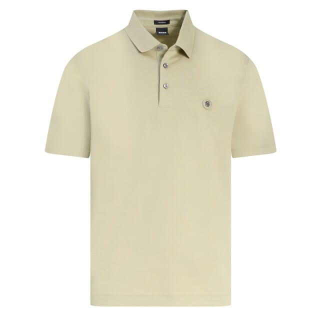 Hugo Boss poloshirt korte mouw khaki