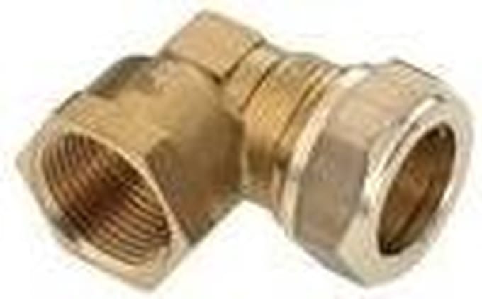 Bonfix messing knel knie x binnendraad 1 x28mm conisch gastec / kiwa