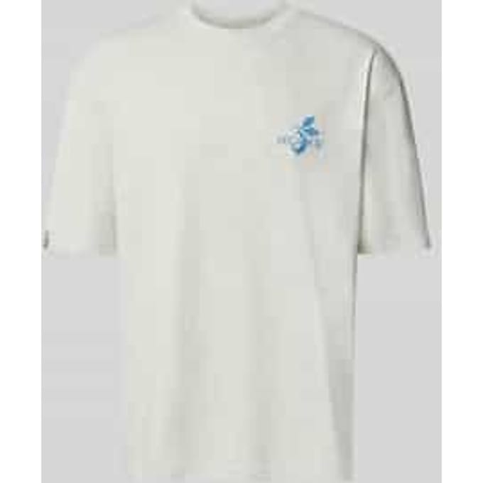 Oversized t-shirt met print op de achterkant en ronde hals