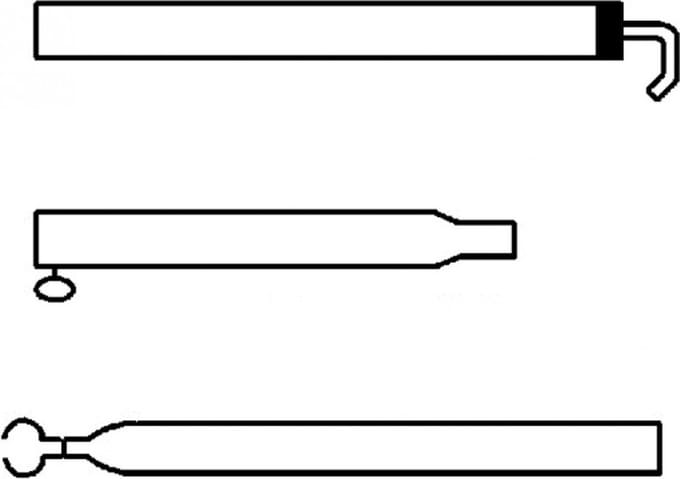 Campking dakligger staal 25/22 - 170-250 cm - E