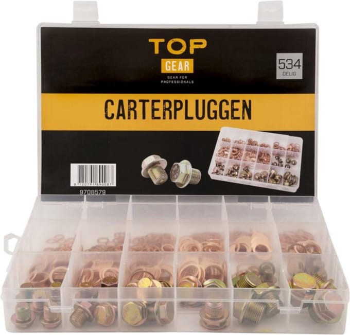 Carterpluggen assortimentsdoos 534-delig - TOPGEAR