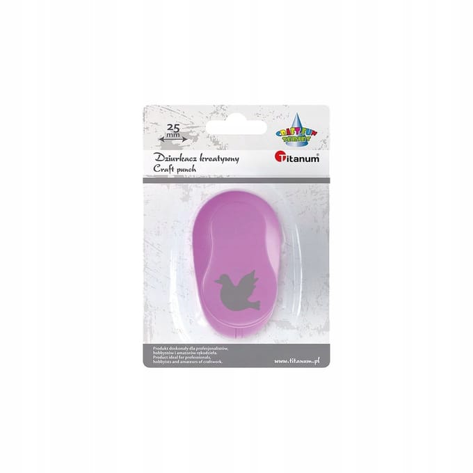 Decoratieve Perforator Duif 2,5 cm - Ideaal voor Knutselen en Decoratie