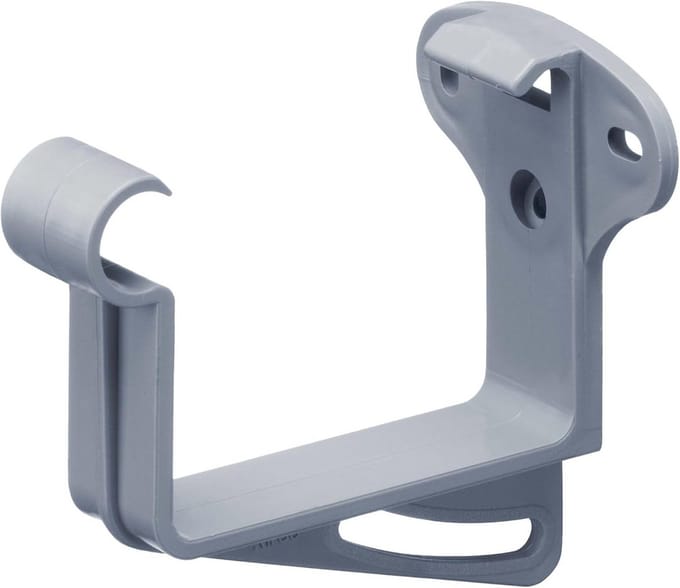 Boeiboordhouder voor Bakgoten - 20 Stuks Grijs 68mm