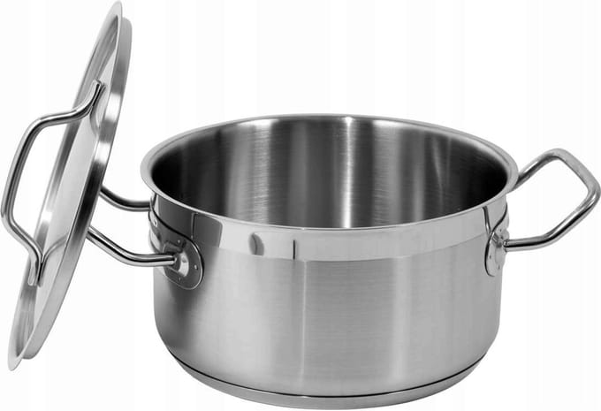 YATO RVS Pan 3.3L Laag - Geschikt voor Inductie