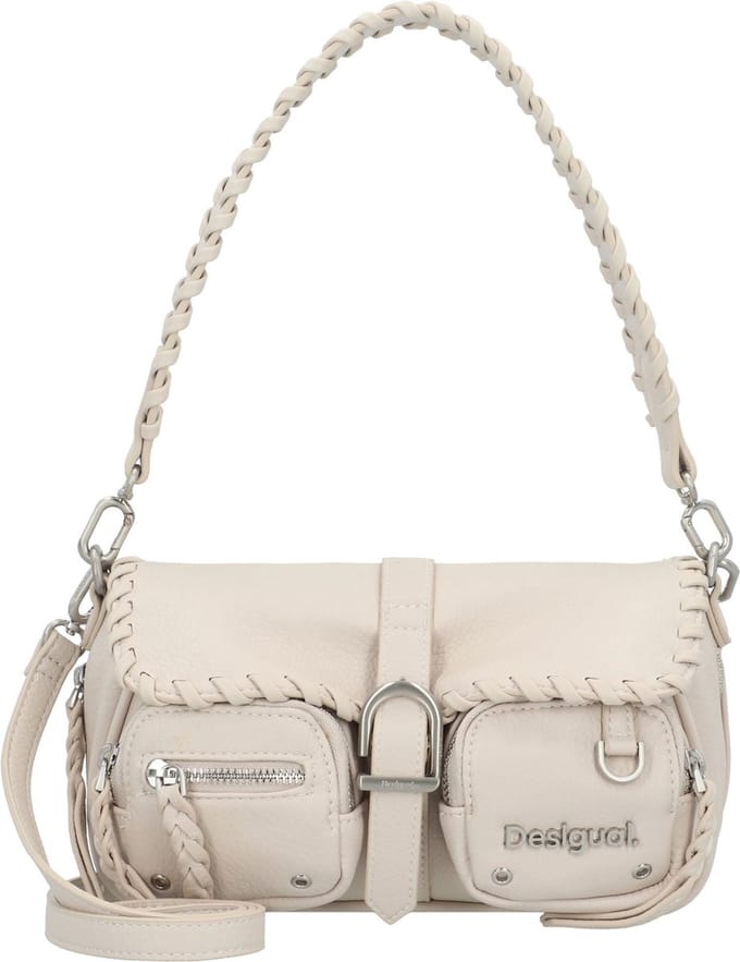 Desigual Schoudertas Omnia Tromso Multi Crossbody Bag Raw Crème