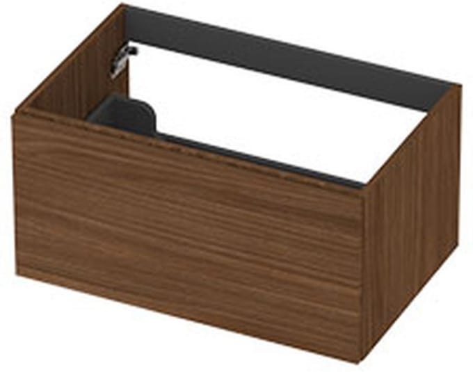INK - Onderkast 1L Decor Softclose Tbv Greep - 700x450x350 Mm - Warm Walnoot