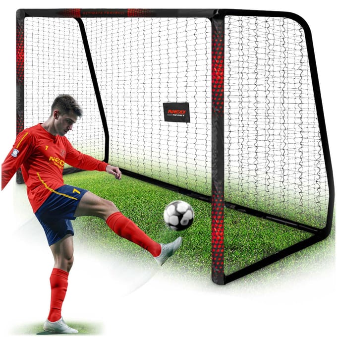 Voetbaldoel 300 x 200 x 120 cm NS-473 zwart-rood