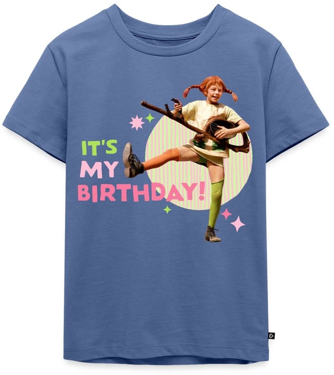 Pippi Langkous It's My Birthday Premium T Shirt Kinderen