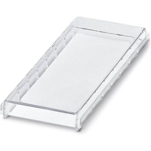 Phoenix Contact EMG100-H 7,5MM KLAR DIN-rail-behuizing afdekking Deksel transparant 100 x 100 x 7.5 x 7.5 5 stuk(s)