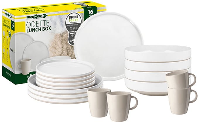 Brunner Odette Lunch Box - melamine serviesset (16 delig)