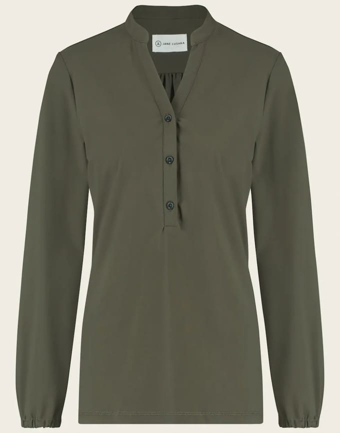 Blouse Bella Technical Jersey | Army - Army / S