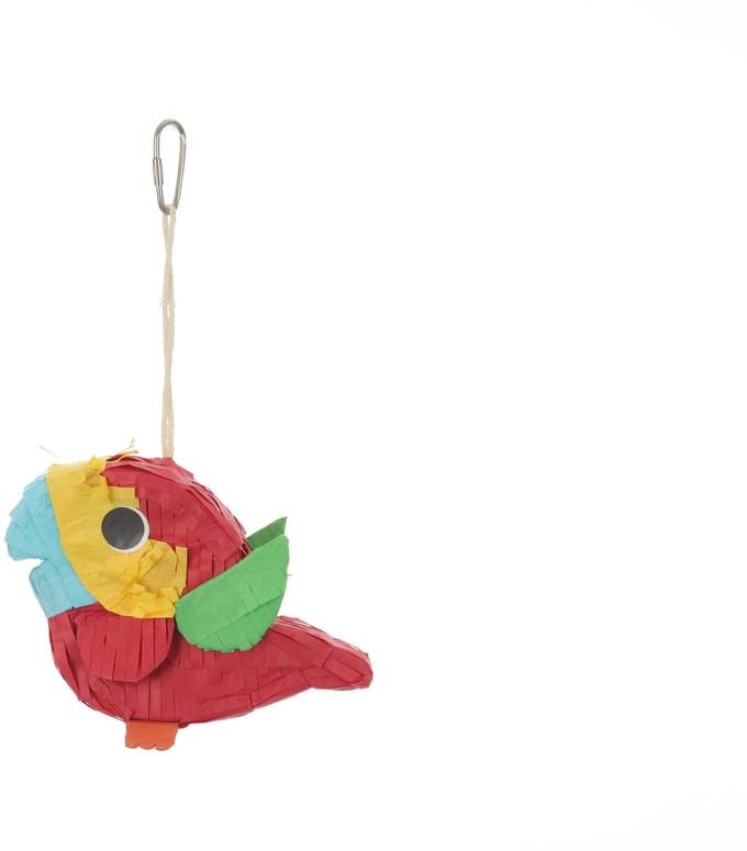 Adori Parrot Pinata - Vogelspeelgoed - 15x10 cm Multi-Color