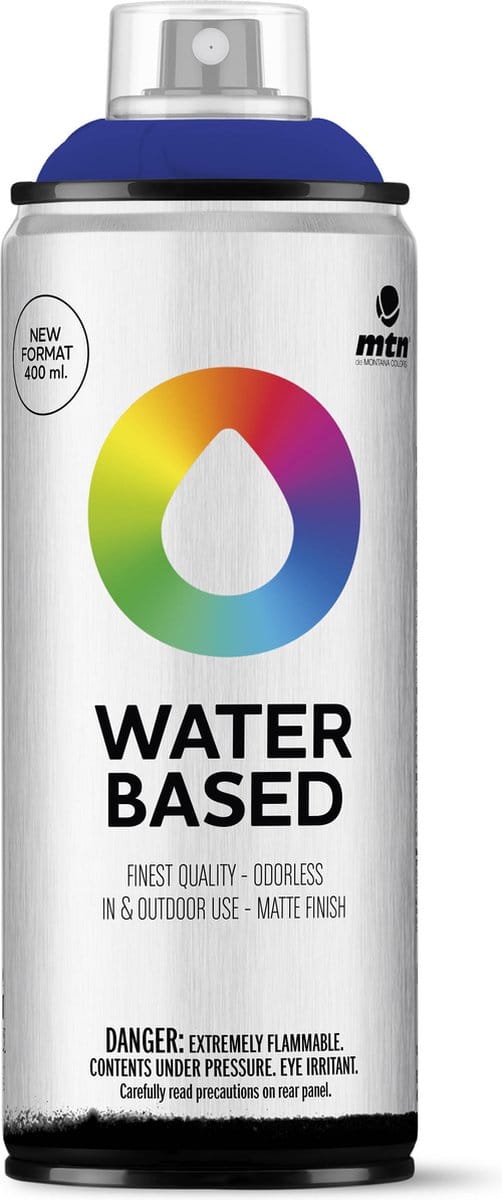 MTN Water Based Spuitbus - verf op waterbasis - RV-339 Azul Lesbos - 400ml