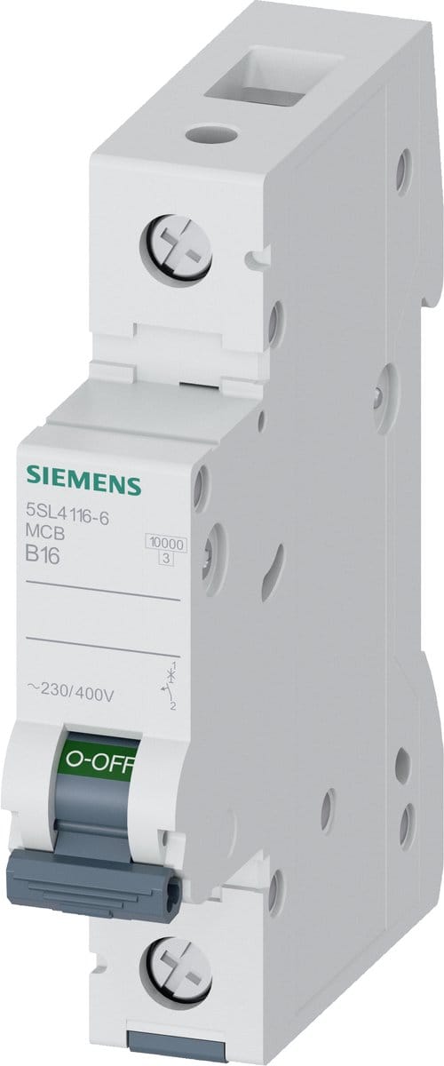 Siemens 5SL41166 5SL4116-6 Zekeringautomaat 1-polig 16 A 230 V, 400 V