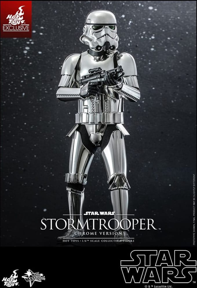 Hot Toys Stormtrooper Chrome Version 1:6 Scale Figure - Hot Toys - Star Wars Figuur