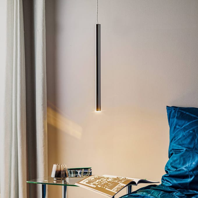 Schuller Valencia LED hanglamp Varas, 1-lamp, chroom