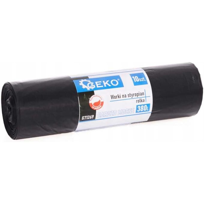 GEKO Grote afvalzakken - 380 liter - 10 stuks - stevig en duurzaam