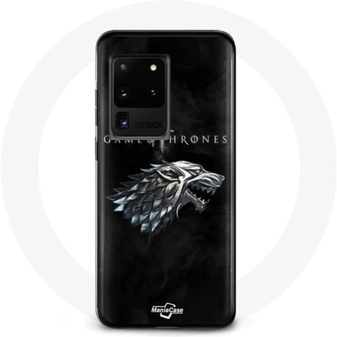Coque pour Samsung Galaxy S20 Ultra Game of Thrones Saison 8 Le Trône de Fer La maison Stark Logo L'