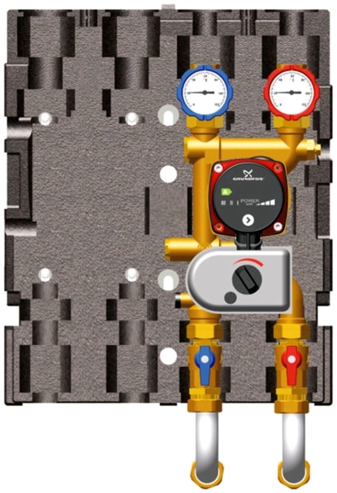 Wolf Mengcircuitgroep BSP-MK 2 hogetemperatuur met hoogrendementspomp, 2071235