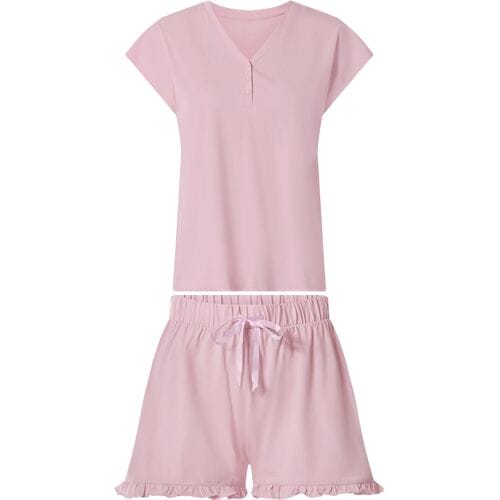 ESMARA Korte dames pyjama (Lichtroze, XS (32/34))