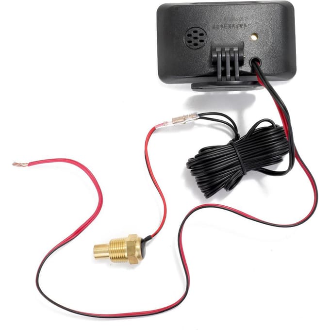 Auto LCD Digitaal Display Watertemperatuurmeter Thermometer Voltmeter Meter 2in1 Temp & Voltage zwart